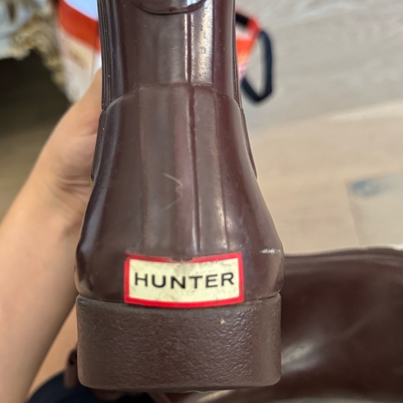hunter | refined chelsea boots (burgundy) ☔️ - Picture 15 of 16